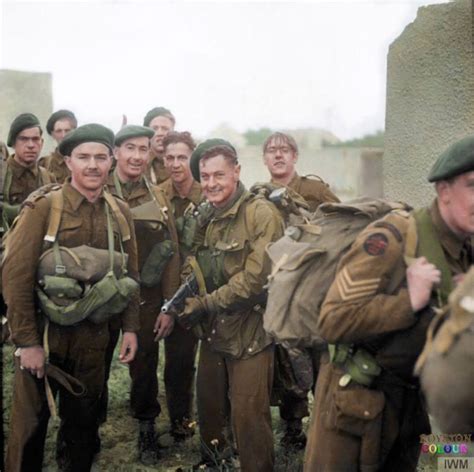 Stunning Normandy 1944 Photographs Brought In Color British Commandos