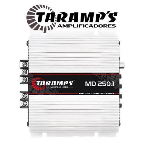 M Dulo Amplificador Taramps Canal W Rms Ohms Md Escorrega