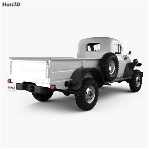 Dodge Power Wagon 1946 3d 모델 다운로드 트럭 On