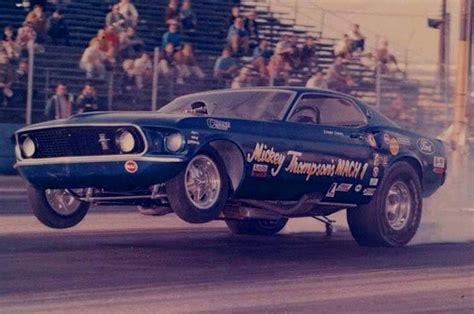 Mickey Thompson S Mach Mustang Funny Car Drag Racing Car Humor