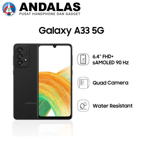 Jual SAMSUNG GALAXY A33 5G SM-A336E/DSN 8/256GB 6,4 INCH GARANSI RESMI ...