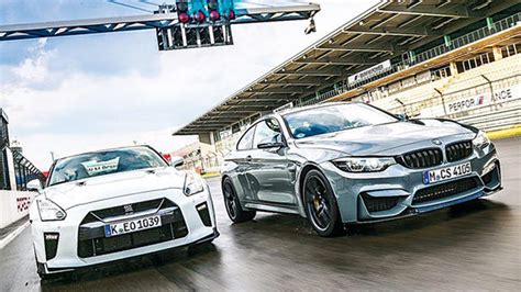 Bmw M Cs Vs Nissan Gt R Youtube