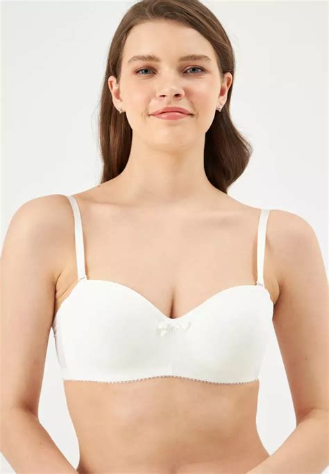 Buy Eros Ecru Minimizer Bra Removable Straps Basic Underwear For Women 2024 Online Zalora