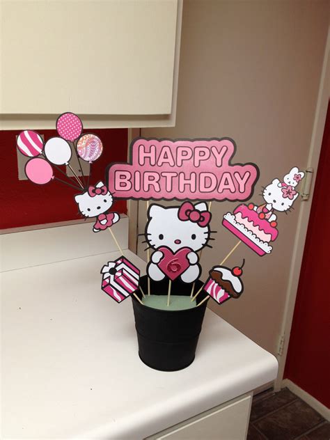 Hello Kitty Birthday Centerpiece 2 Hello Kitty Party Hello Kitty