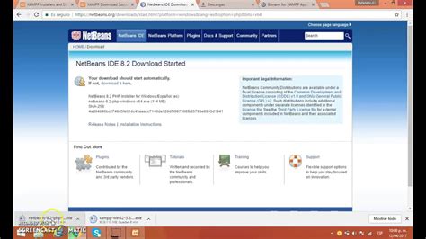 Proceso de instalación del paquete xampp el ide netbeans YouTube