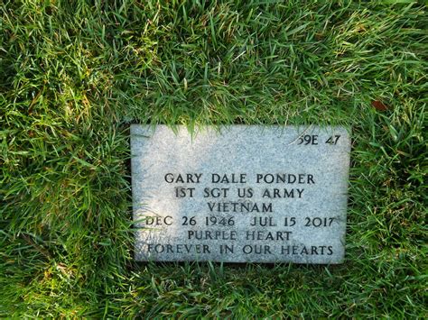 Gary Dale Ponder (1946-2017) - Find a Grave Memorial