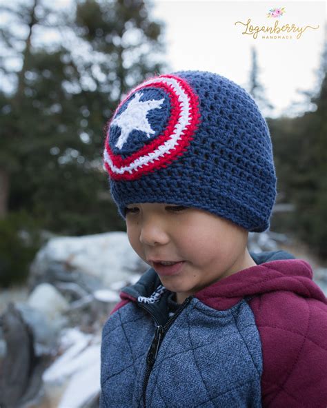 crochet-captain-america-beanie-pattern-tutorial - Loganberry Handmade