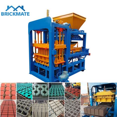 Qt4 18 Medium Scale Automatic Hydraulic Concrete Block Plant Production