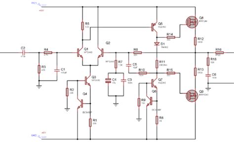 100 Watt Mosfet Power Amplifier Skema Rangkaian Elektronika Otosection