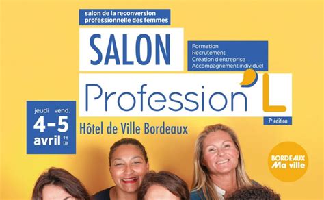 4 et 5 avril Conférences Mairie de Bordeaux Salon de la reconversion