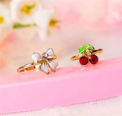 Buy Love Kids Cute Sweet Rings Flower Animal Fashion Jewelry