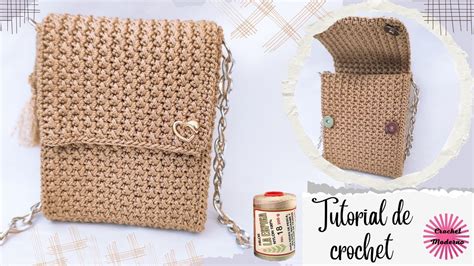 Bolso Tejido A Crochet 👜 Tutorial Fácil 🔥 Cartera Tejida Paso A Paso