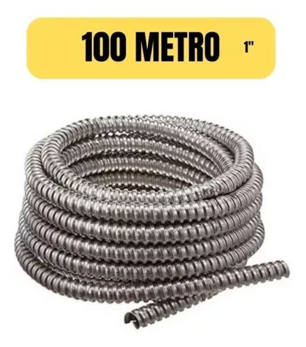 Sealtubo Metalico Flexivel 1 Polegada 100 Metro Sem Capa MercadoLivre