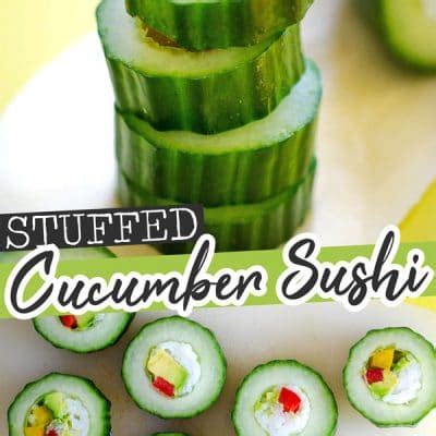 Cucumber Sushi Rolls: Deliciously Refreshing Sushi, Without the Mess!