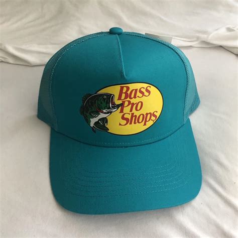 Brand New Teal Bass Pro Hats Depop