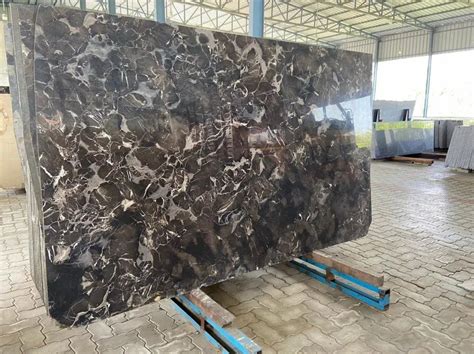 Polished Finish Irish Brown Italian Marble Slab Thickness 15 20 Mm