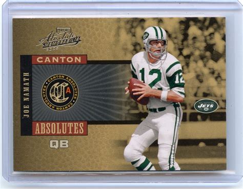 Absolute Ca Joe Namath Canton Absolutes New York