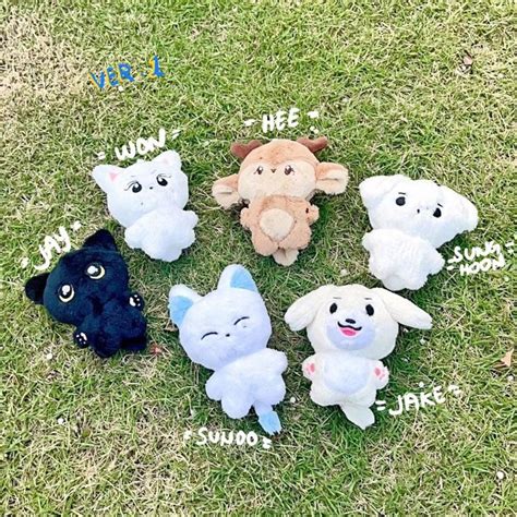 Enhypen En-dolls Animal Fanmade Plushie Jungwon Heeseung Jake Jay ...