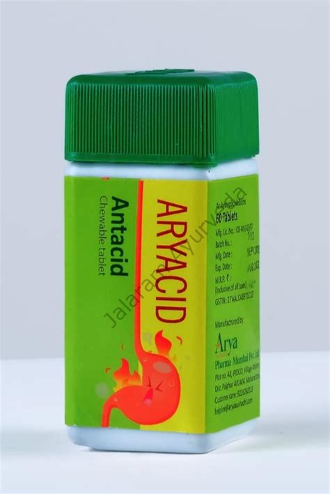 Arya Aushadhi Aryacid 60 Tablets Jalaram Ayurveda