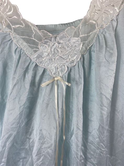 Vintage S Nightgown Lingerie Small Slip Dress Nig Gem