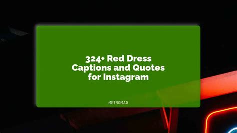 Updated Fashion Captions Red Dress Captions And Quotes For