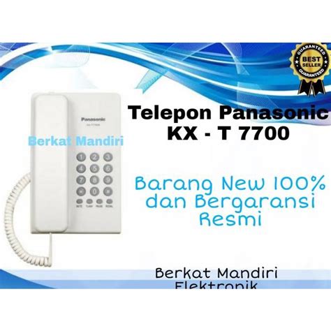 Jual Panasonic Kx T7700 New Model Telepon Kabel Rumah Kantor Shopee