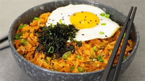 Kimchi Fried Rice Recipe Youtube