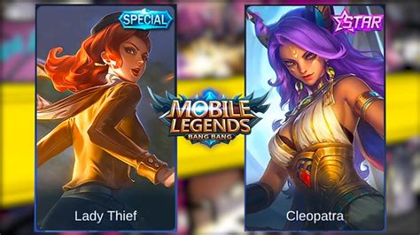 Esmeralda Cleopatra Starlight Skin Vs Lady Thief Special Skin Mobile Legends Bang Bang