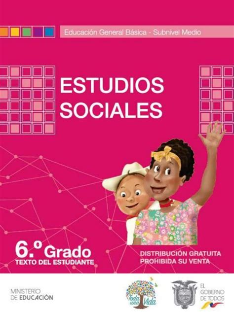 Libros de SEXTO GRADO del Ministerio de Educación Ecuador 2023