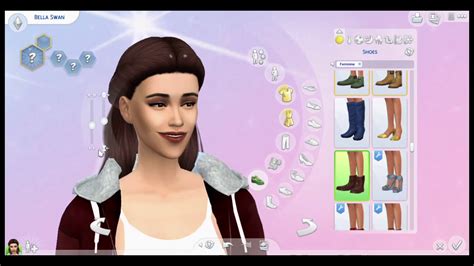 The Sims 4 Bella Swan Create A Sim Youtube