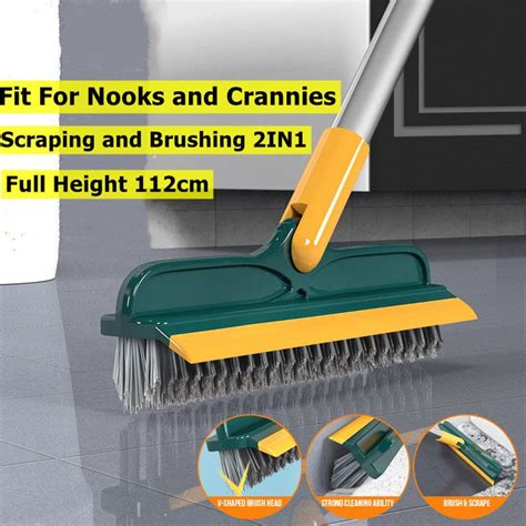 2 In 1 Floor Scrub Brush Buy 2 Free Ship Aoker7 Scrub Brush Cleaning House Cleaning Tips