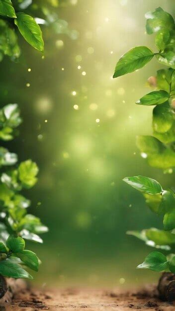 Premium Photo Natural Green Bokeh Background Imagenatural