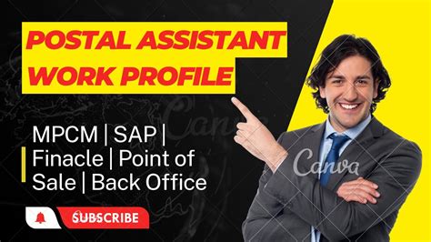 Postal Assistant Work Profile Pa Office Ssc Cgl Cgl