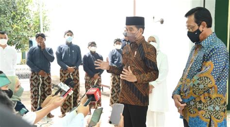 Presiden Joko Widodo Salat Id Dan Mudik Berjalan Lancar Id