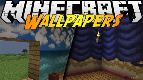 Мод на обои Wallpaper для Майнкрафт 1.7.10/1.8/1.7.2