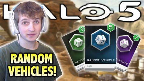 Random Vehicle Req Challenge Halo 5 Warzone Youtube