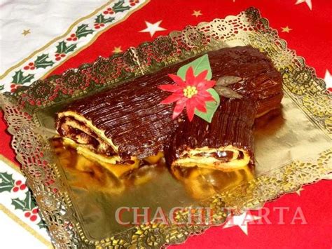 Tronco De Navidad Sin Gluten Chachi Tarta