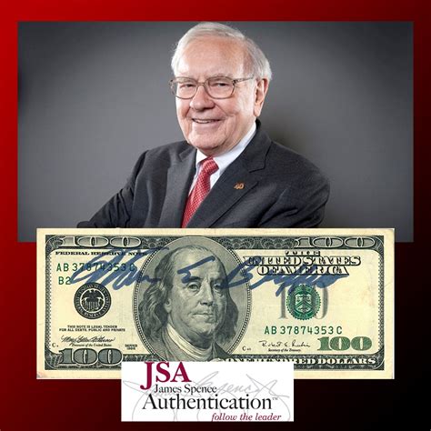 Lot Detail Warren Buffett Ultra Rare Signed 100 Bill The Only