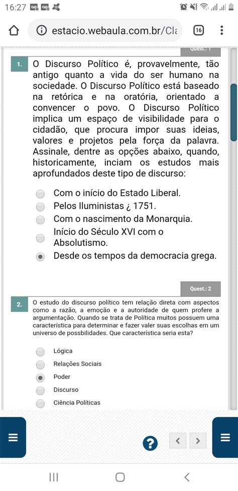 Discurso Político Ciências Sociais