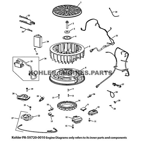 Pa Sv720 0010 A Kohler Courage 23 Pa Sv720 0010 Kohler Original Part No Longer Available