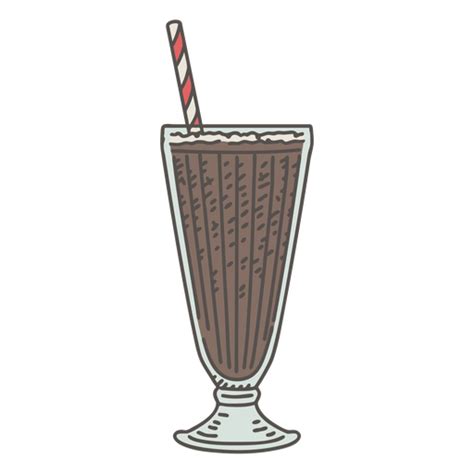 Dise O Png Y Svg De Icono De Batido De Chocolate Para Camisetas