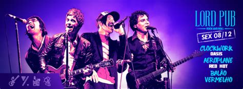 Sexta Lord Clockwork Oasis Aeroplane Red Hot Bal O Vermelho Em Belo Horizonte Sympla