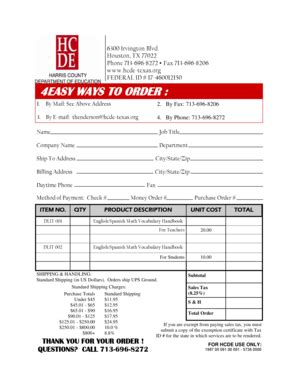 Fillable Online Orderform Editversion Pub Fax Email Print Pdffiller