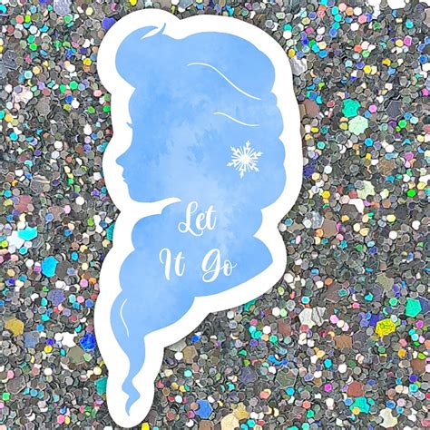 Elsa Sticker Let It Go Sticker Fairy Tale Sticker Etsy