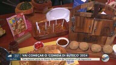 Jornal da EPTV 1ª Edição Campinas Piracicaba Comida di Buteco