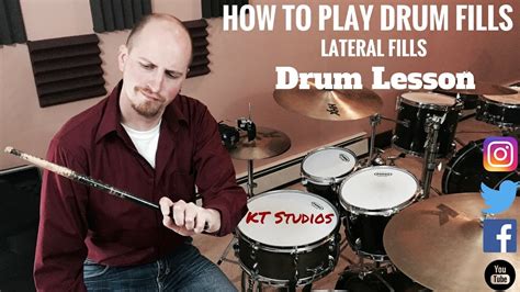 Basic Drum Lesson How To Play Drum Fills Lateral Licks YouTube