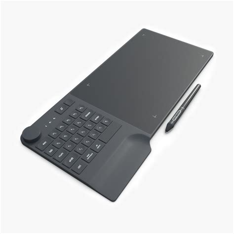 3D Drawing Tablet with Keyboard - TurboSquid 1962688