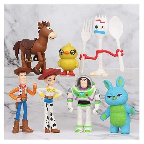 7pcs 9 Pcs Set 4 5cm Toy Story 4 Toys Figurines Cake Topper FOC