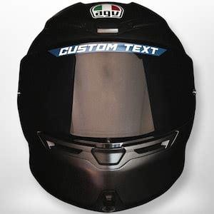 Custom Visor Strip for Motorcycle Helmet / Vinyl Decal / Racing Sticker ...