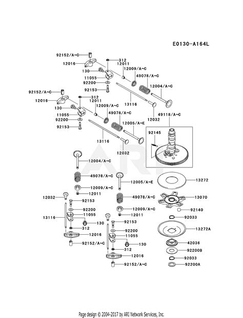 Kawasaki FX850V AS08 4 Stroke Engine FX850V Parts Diagram For VALVE